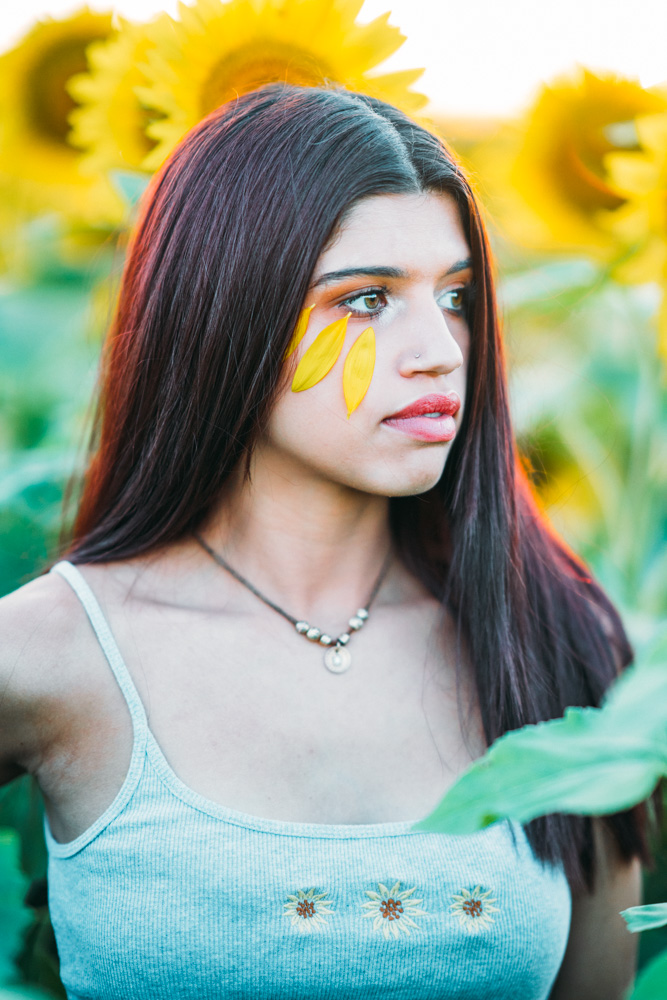 Jo in Sunflowers